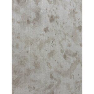 Beige Abstract Watercolor Fabric 1/2 yard x 46" Cotton Sewing Crafting Quilting